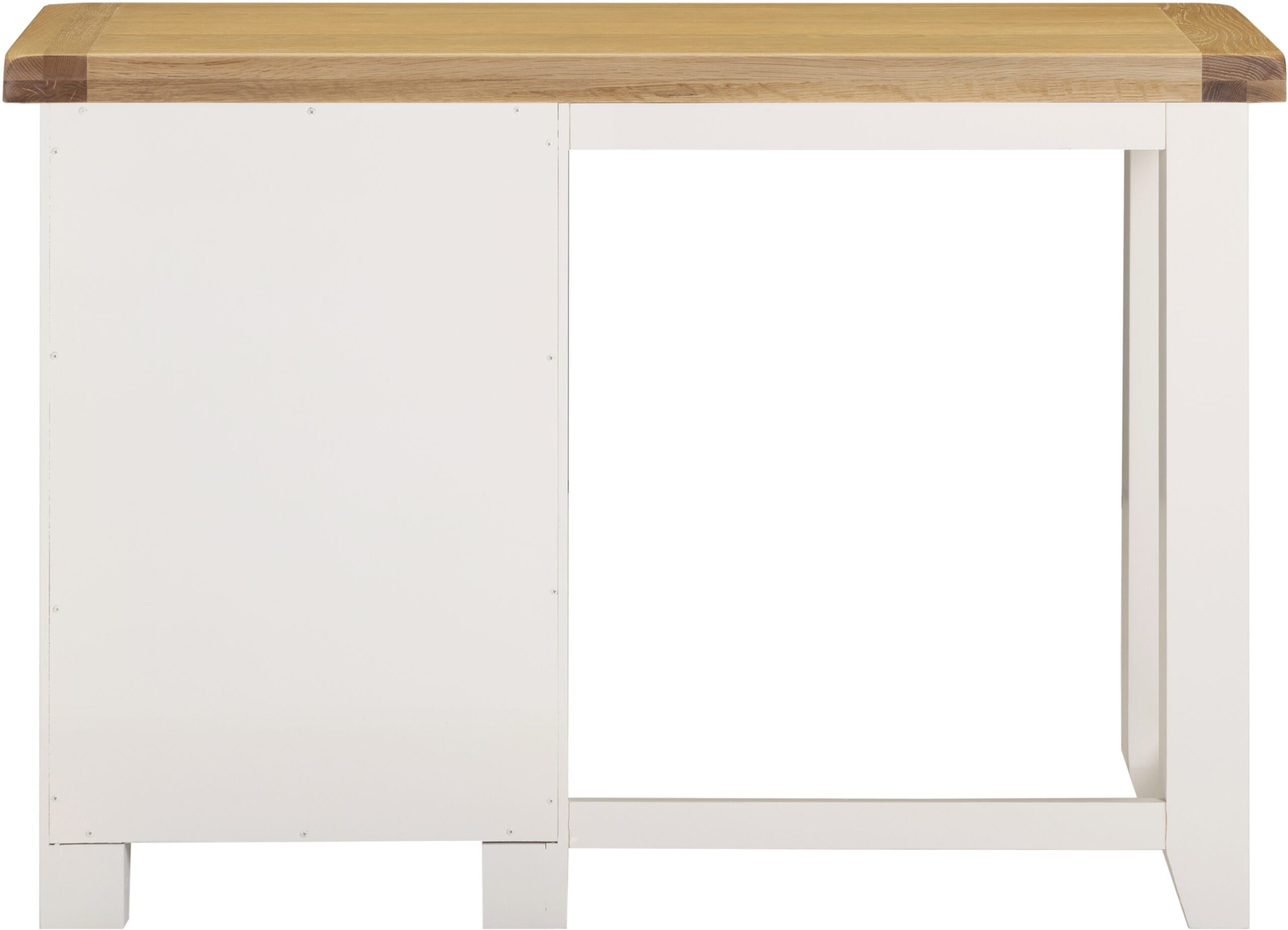 Windsor 3 Drawer Dressing Table Ivory/Oak