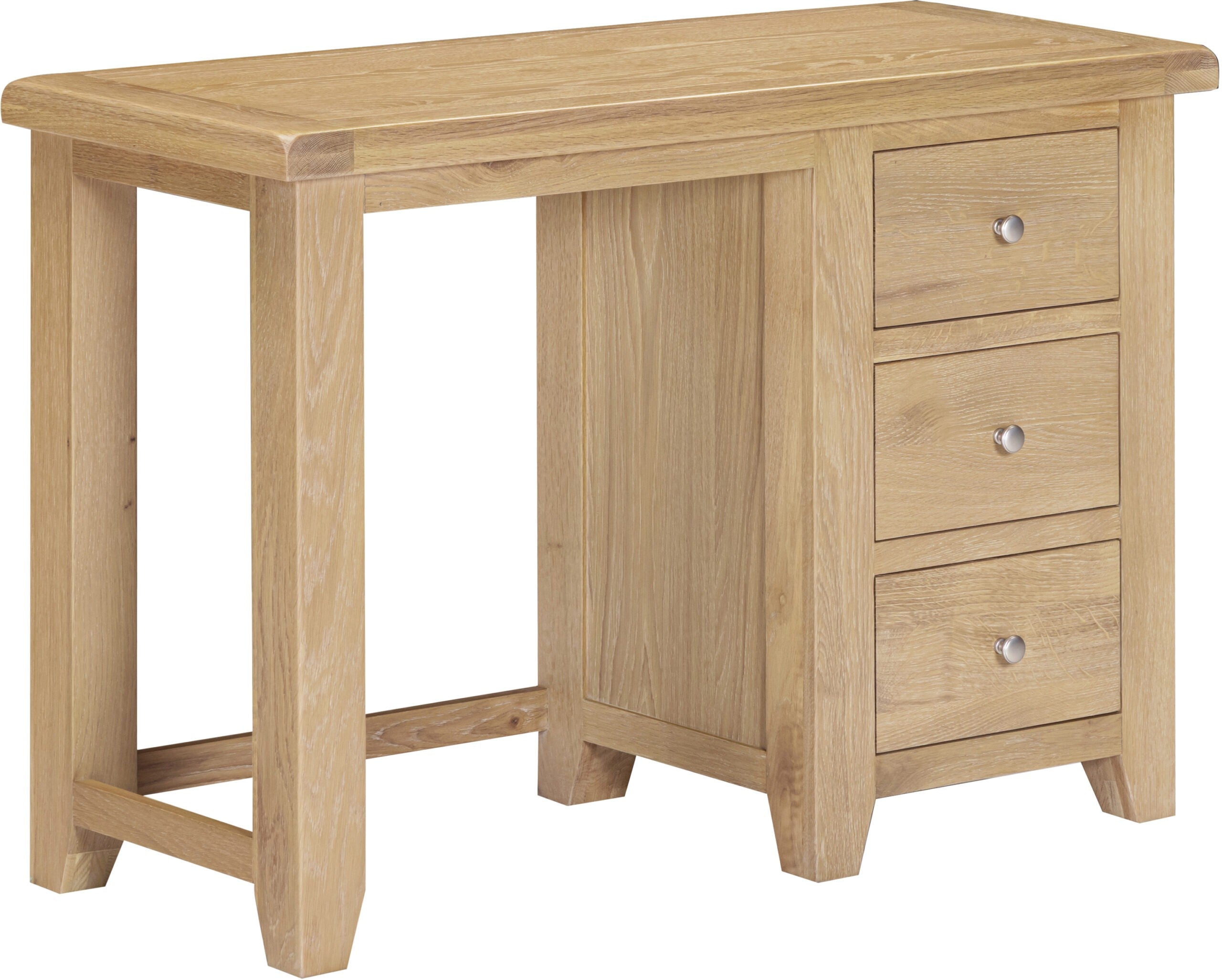 Windsor 3 Drawer Dressing Table Natural Oak