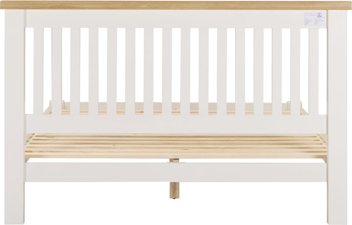 Windsor 5' Bed Low Foot End Ivory/Oak