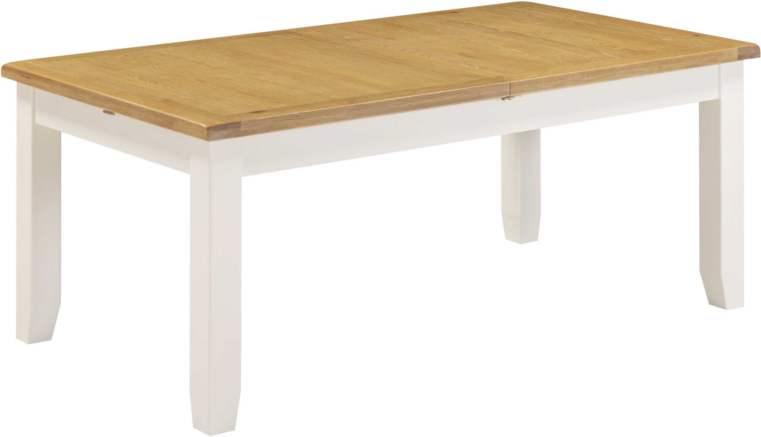 Windsor Large Extending Dining Table Ivory/Oak