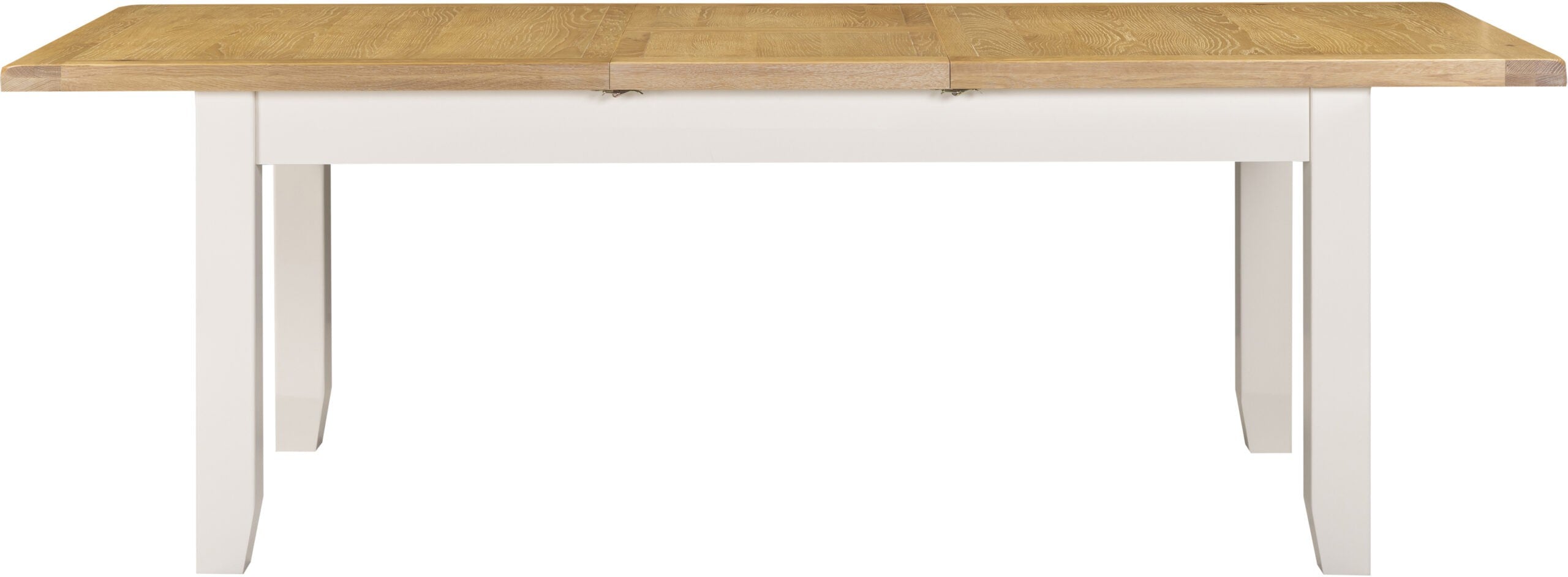 Windsor Large Extending Dining Table Ivory/Oak