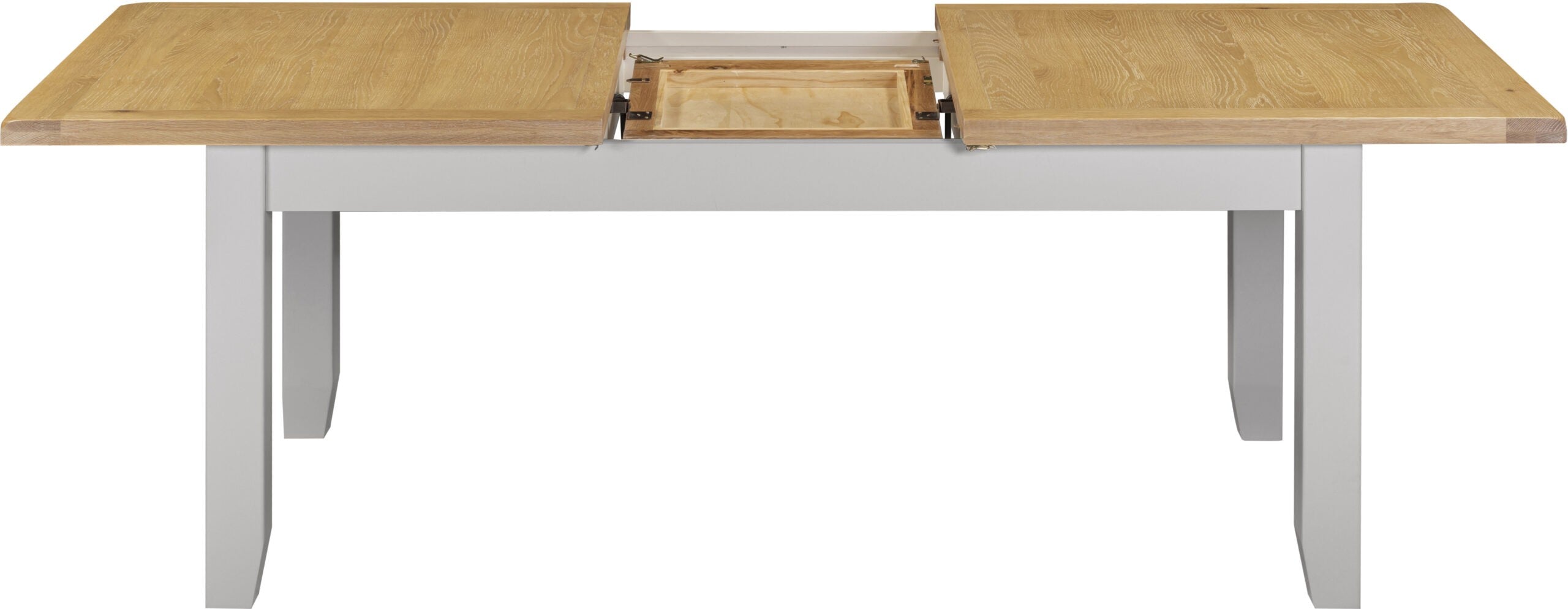 Windsor Large Extending Dining Table Pebble Grey/Oak