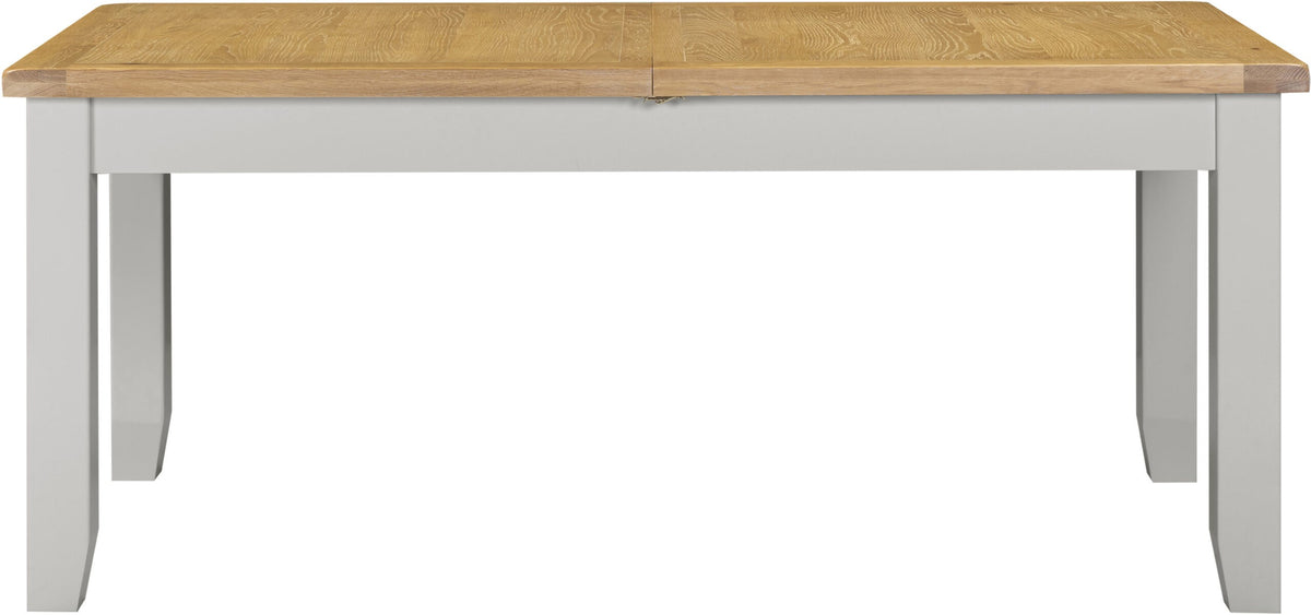 Windsor Large Extending Dining Table Pebble Grey/Oak