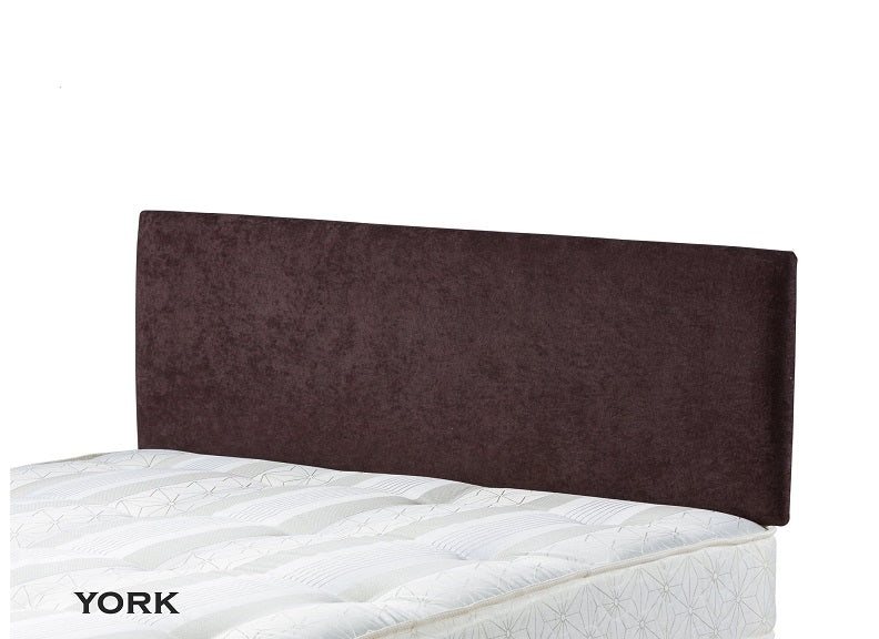 Durabeds 18 Inch York Headboard - Fabric Single Panel Design