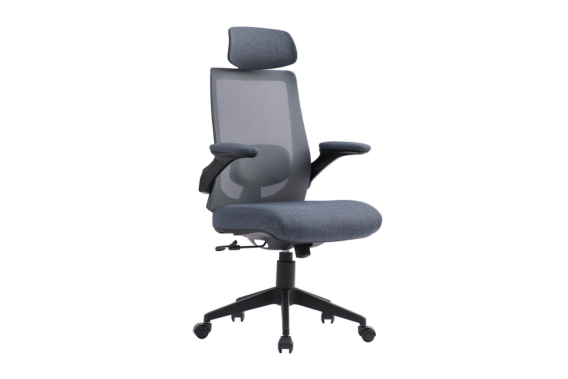 Zeke Ergonomic Office Chair – Grey with Adjustable Backrest (Pre-Order Only)