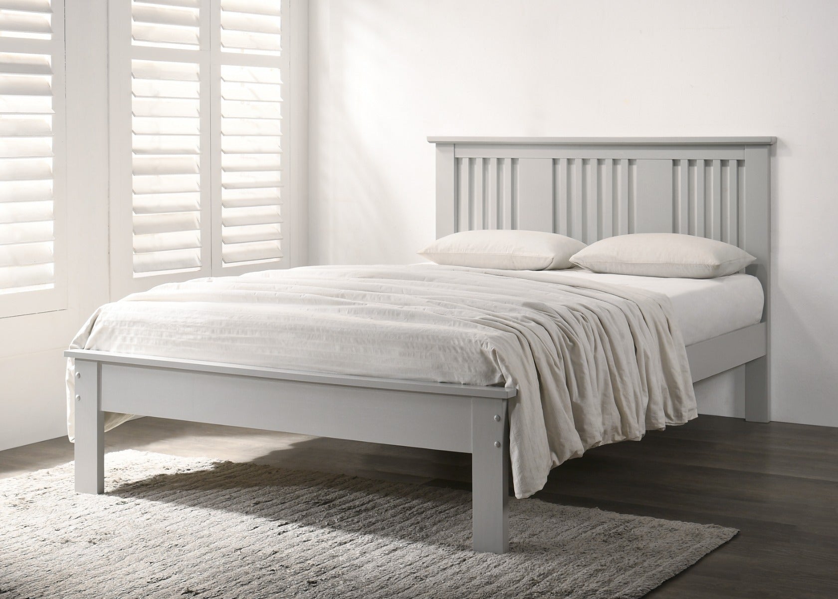 Alana 4.6ft Bed Grey