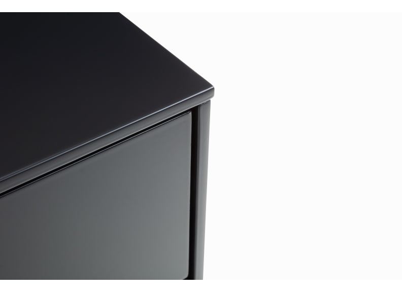 Alicia Grey Two Drawer Bedside