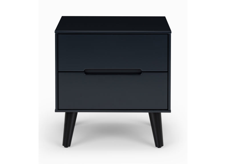 Alicia Grey Two Drawer Bedside