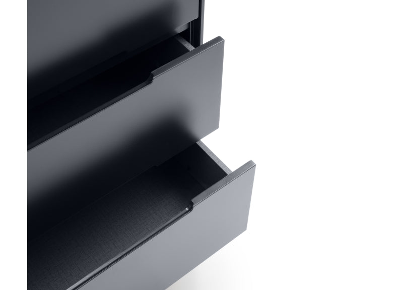 Alicia Grey Three Drawer Chest