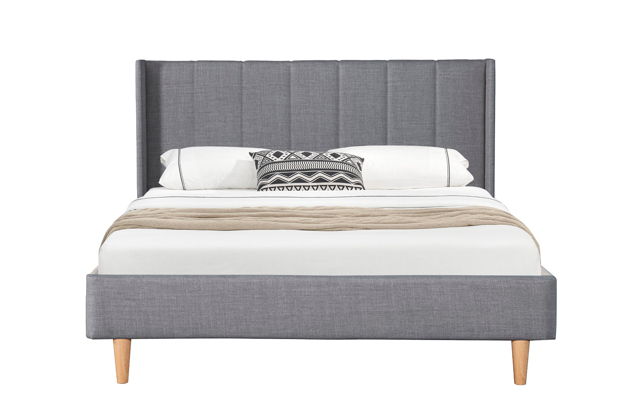 Allegra 5ft Grey Bed Frame - Stylish & Comfortable King Size Bed