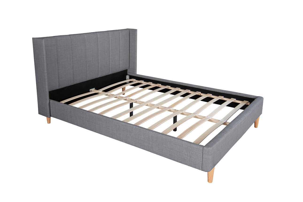 Allegra 5ft Grey Bed Frame - Stylish & Comfortable King Size Bed