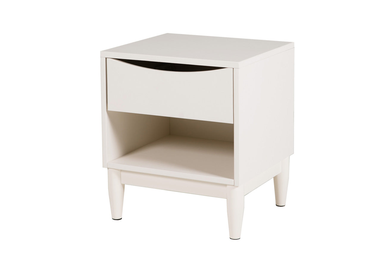 Alesta Bedside Table - White