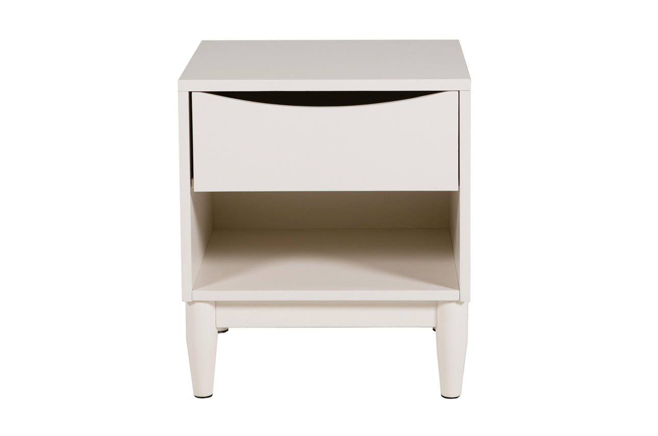 Alesta Bedside Table - White