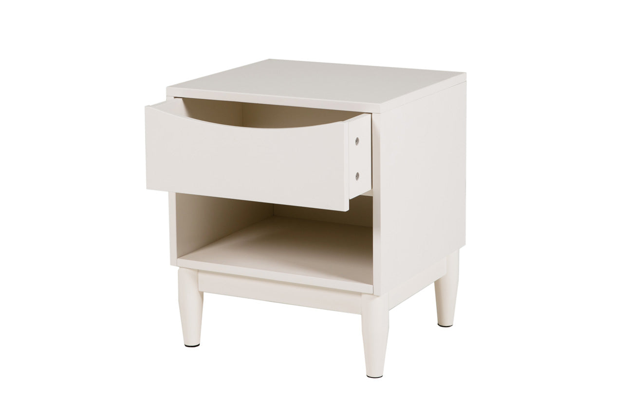 Alesta Bedside Table - White
