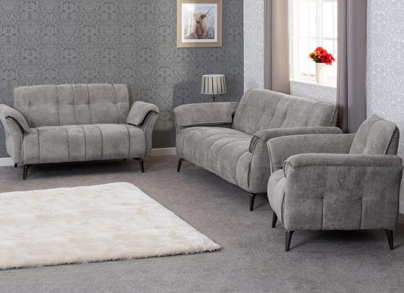 Amalfi Grey 3+2+1 Sofas