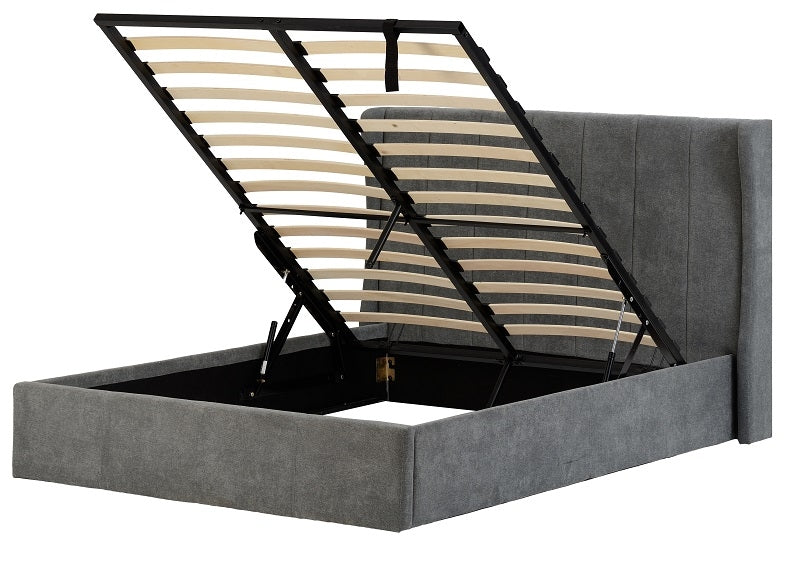 Amelia Plus Grey Bed - Open