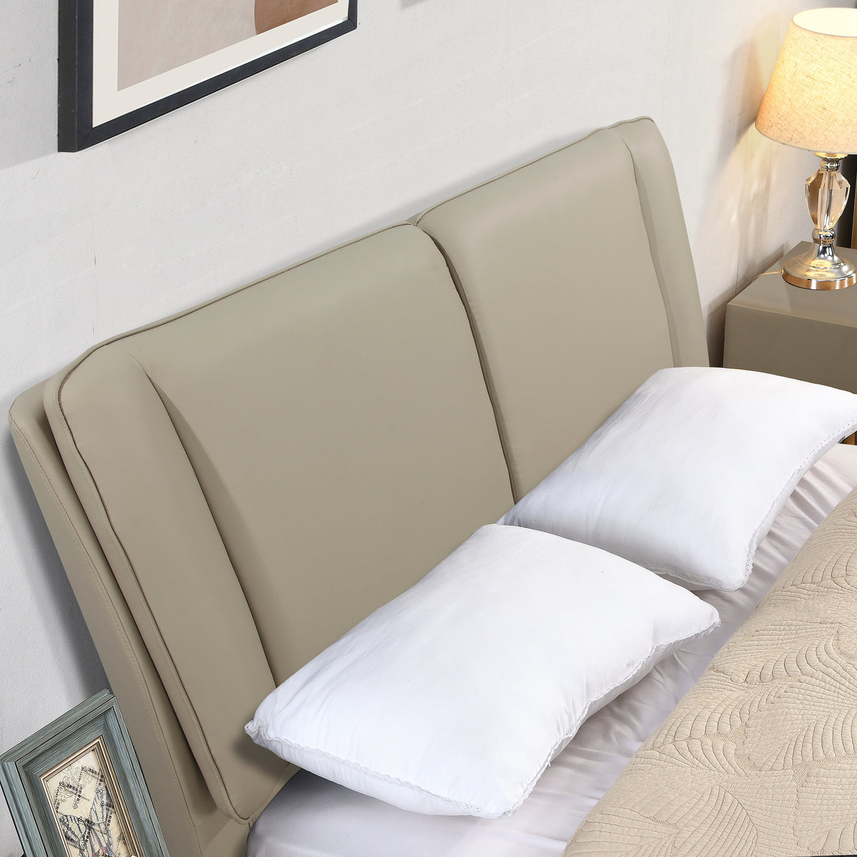 Antrim Bedside Locker – Greige