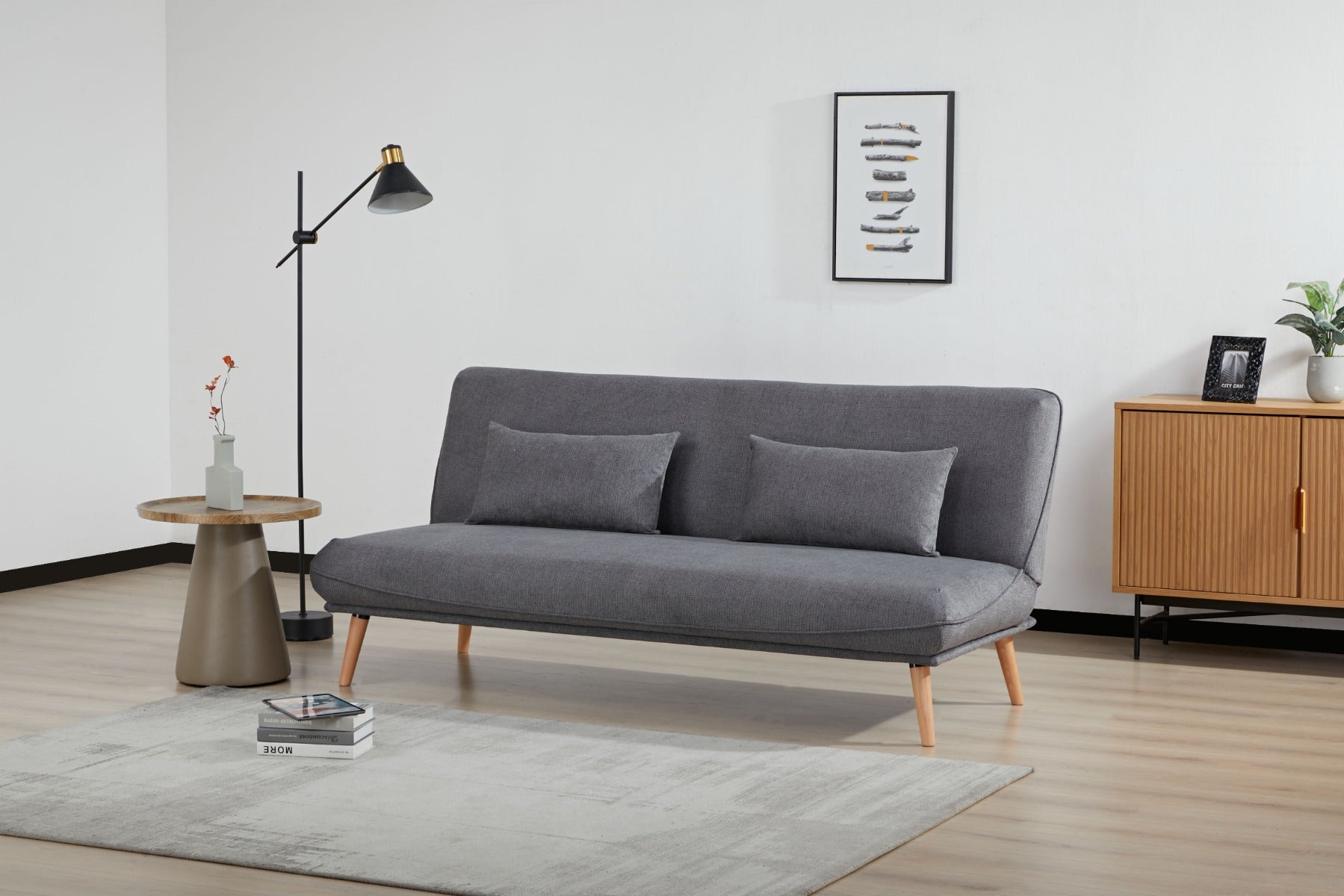 Arga Grey Sofa Bed