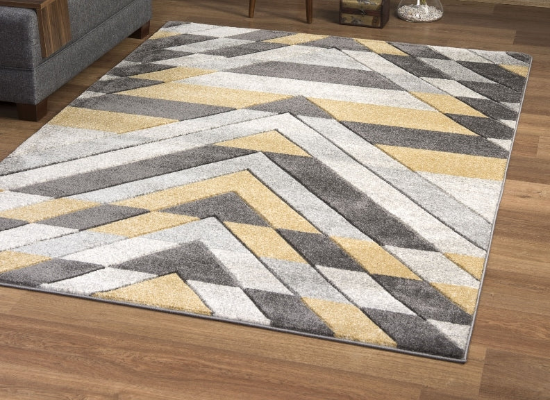 Asher Mustard Rug (Express Delivery 3-5 days)