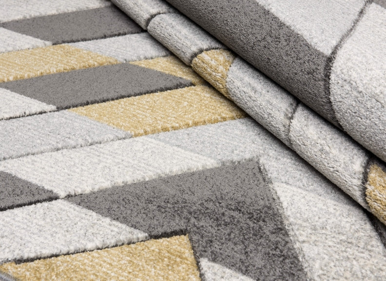 Asher Mustard Rug (Express Delivery 3-5 days)