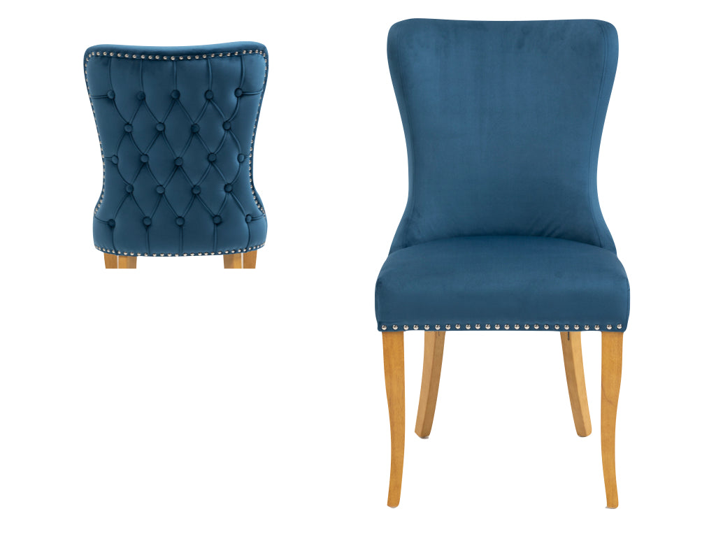 Pair of Ashley Dining Chair Midnight Blue