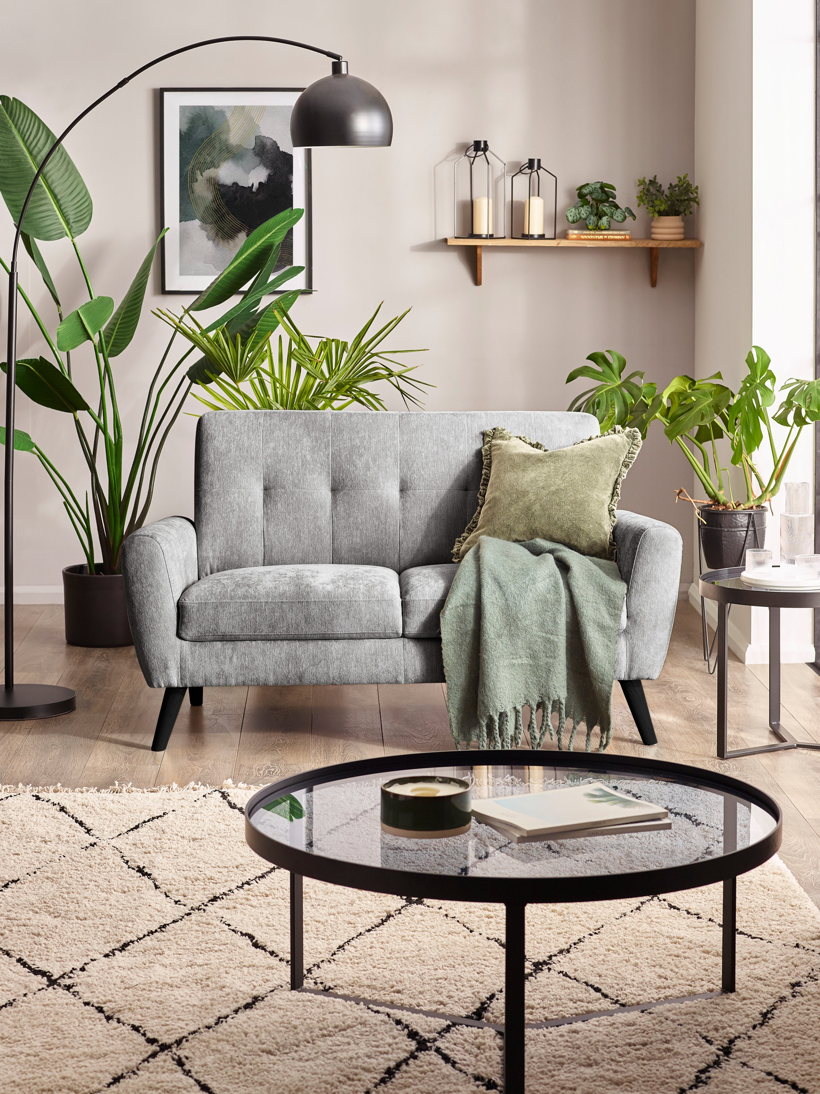 Monza 2 Seater Sofa - Dove