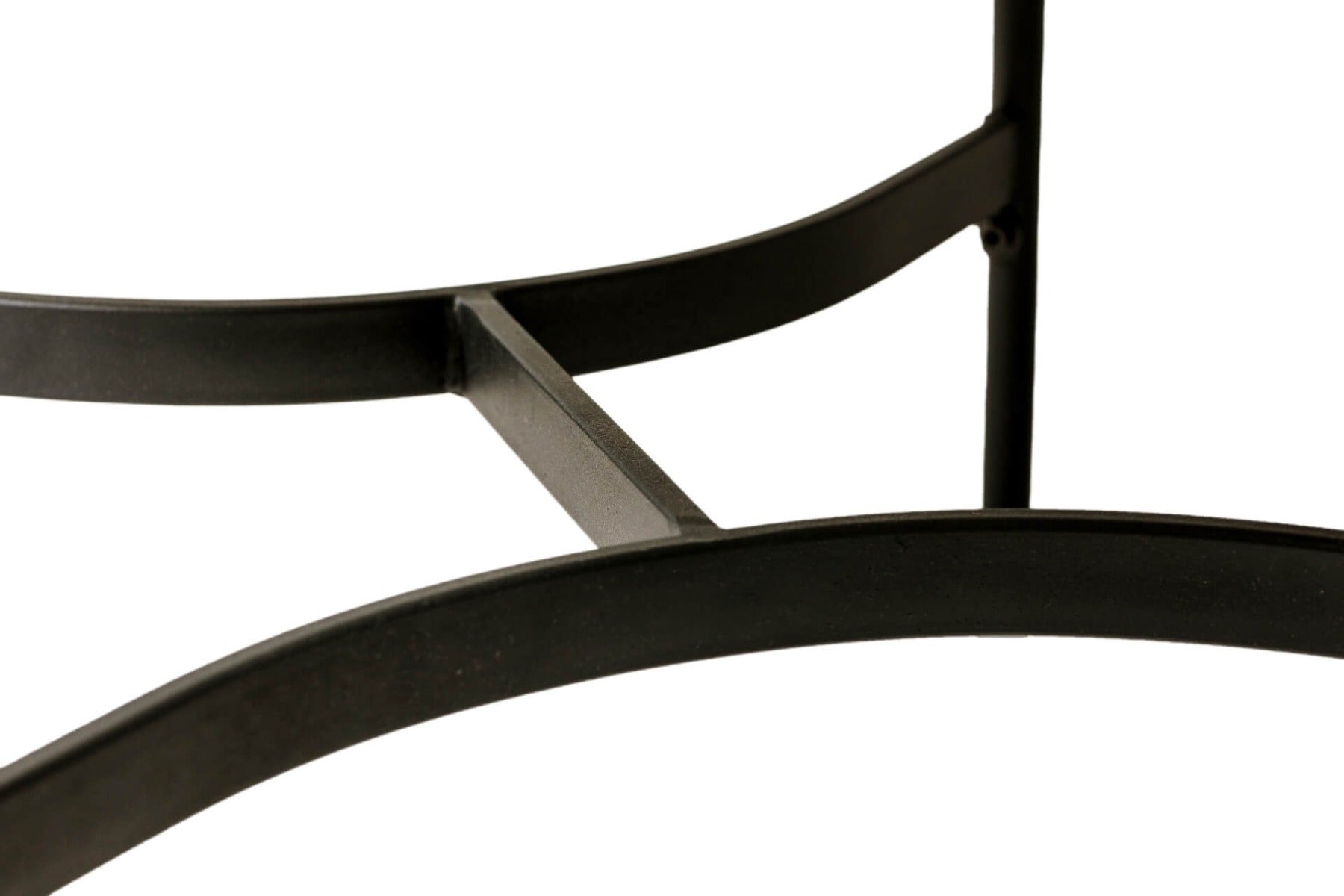 Beau Round Lamp Table in Brown – Stylish Contemporary Lamp Table for Modern Homes