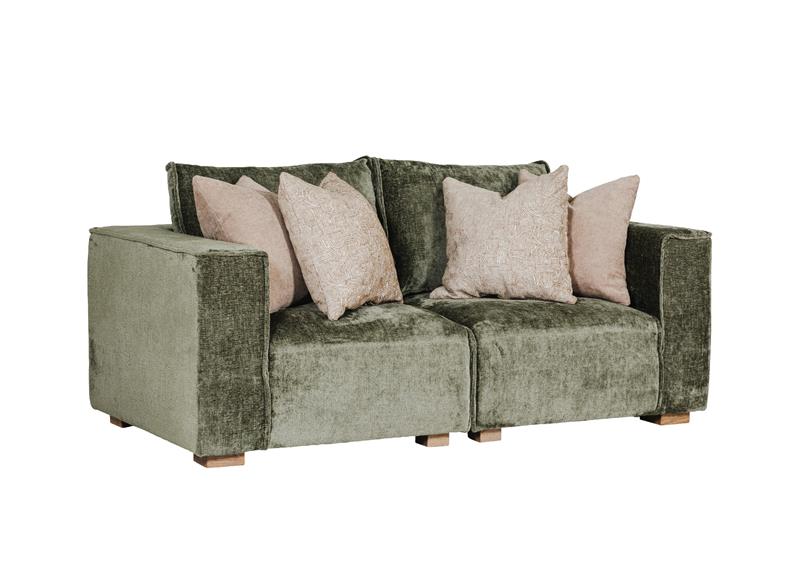 Bodhi Three Sea Sofa W/Cushions – Customizable Sofa in Mink or Olive | Free Delivery