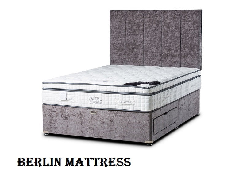 Durabeds Faith & Ethan Berlin 6ft Mattress – 1500 Pocket Sprung with Euro Box Top