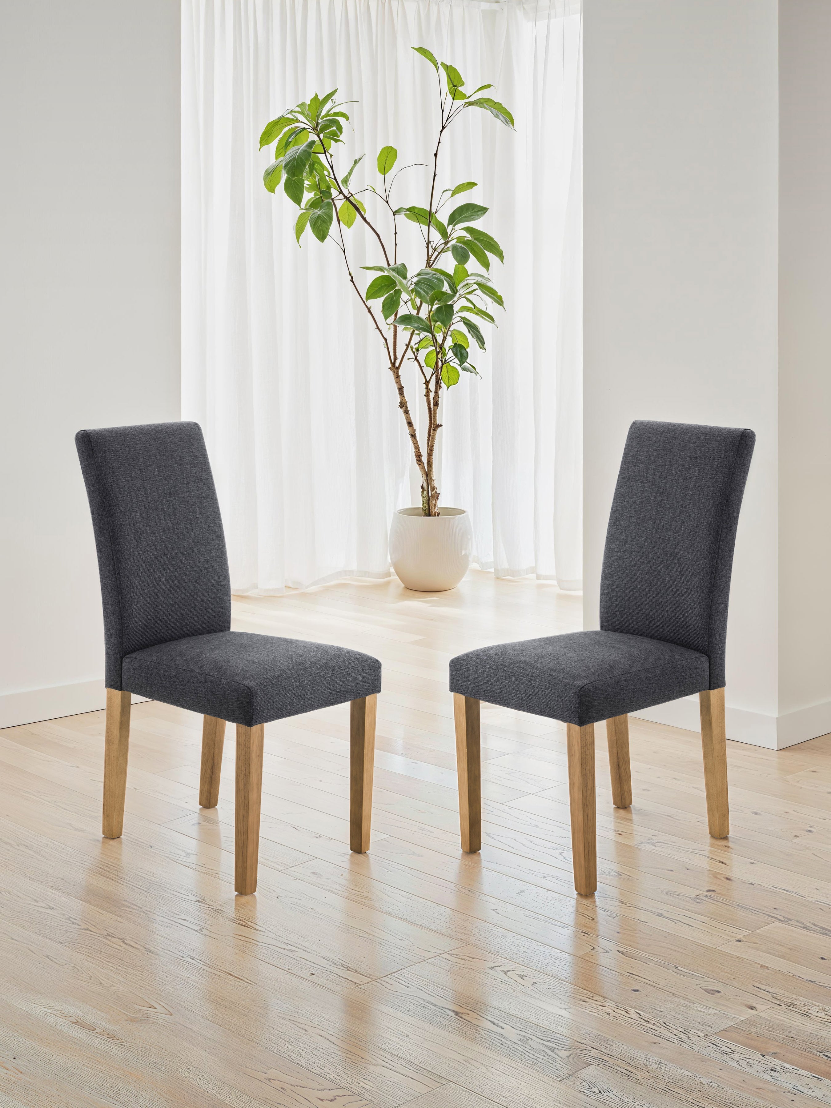Set Of 2 Hastings Fabric Dining Chairs
