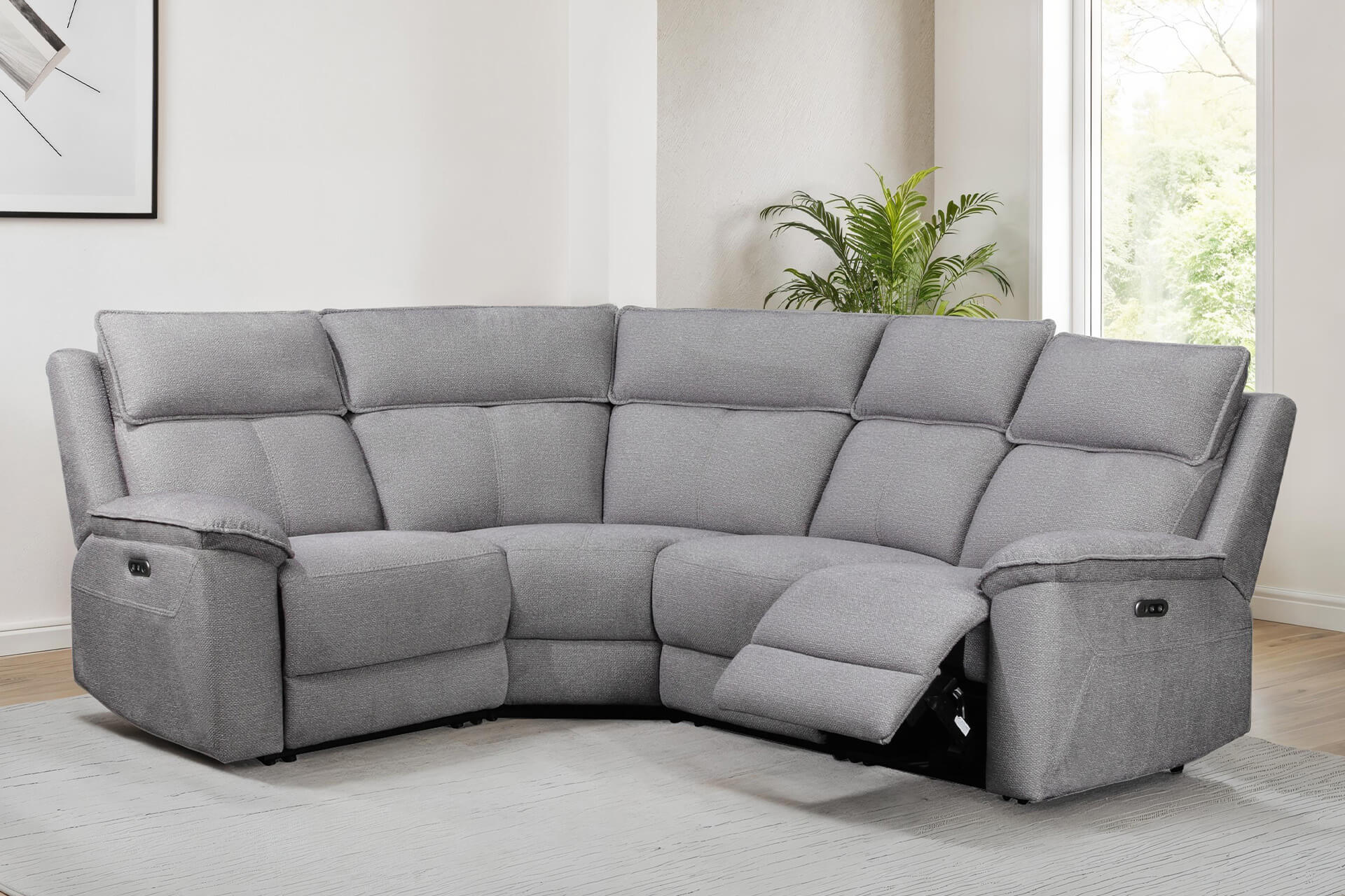 Blaine Corner Group Electric Recliner