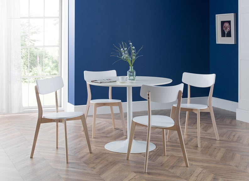 Blanco White Table & Casa Dining Room