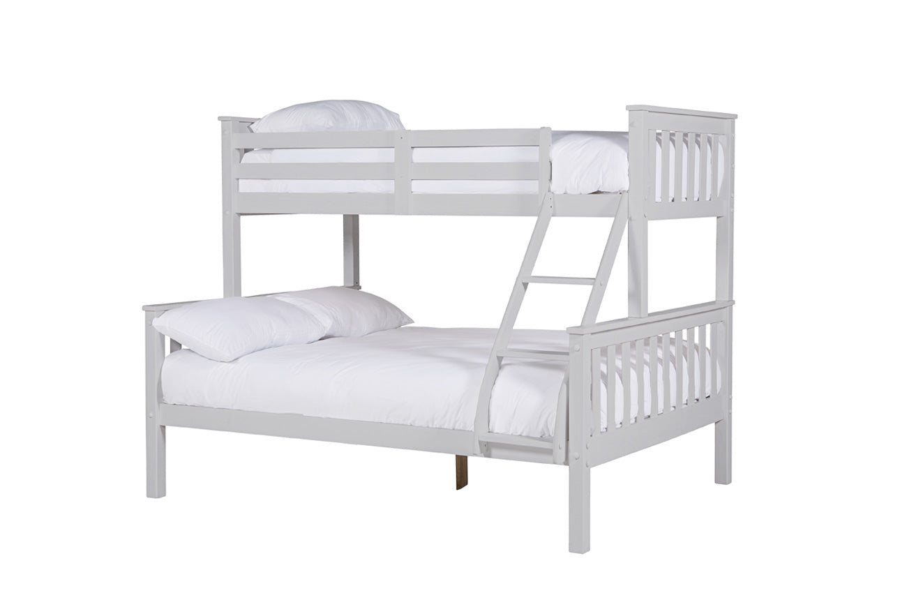 Bronson Triple Bunk Bed - Grey