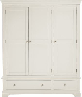 BORDEAUX 3 DOOR WARDROBE - IVORY
