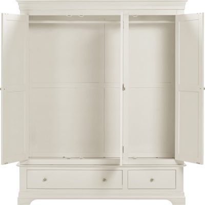 BORDEAUX 3 DOOR WARDROBE - IVORY