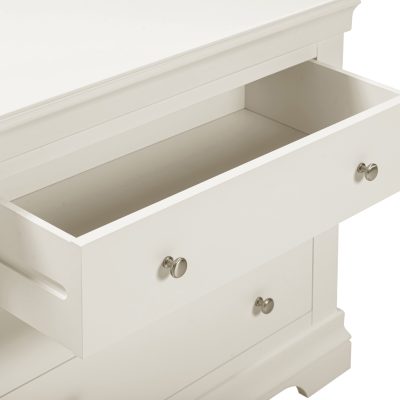 BORDEAUX 3 DRAWER CHEST - IVORY PRE-ORDER FOR JAN