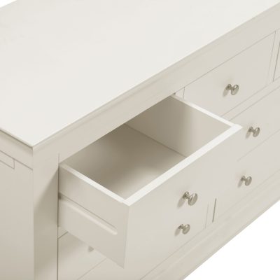 BORDEAUX 3+2 DRAWER CHEST - IVORY PRE-ORDER FOR JAN