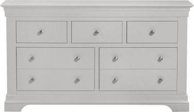 BORDEAUX 3+2 DRAWER CHEST - PEBBLE GREY