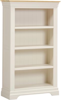 BORDEAUX BOOKCASE - IVORY/OAK