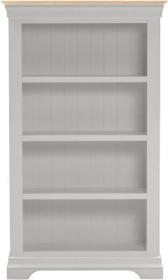 BORDEAUX BOOKCASE - PEBBLE GREY/OAK