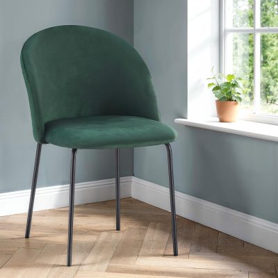 BOSTON DINING CHAIR (X4 PER BOX) - EMERALD GREEN