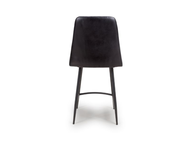 Two Bradley Bar Chairs - Black