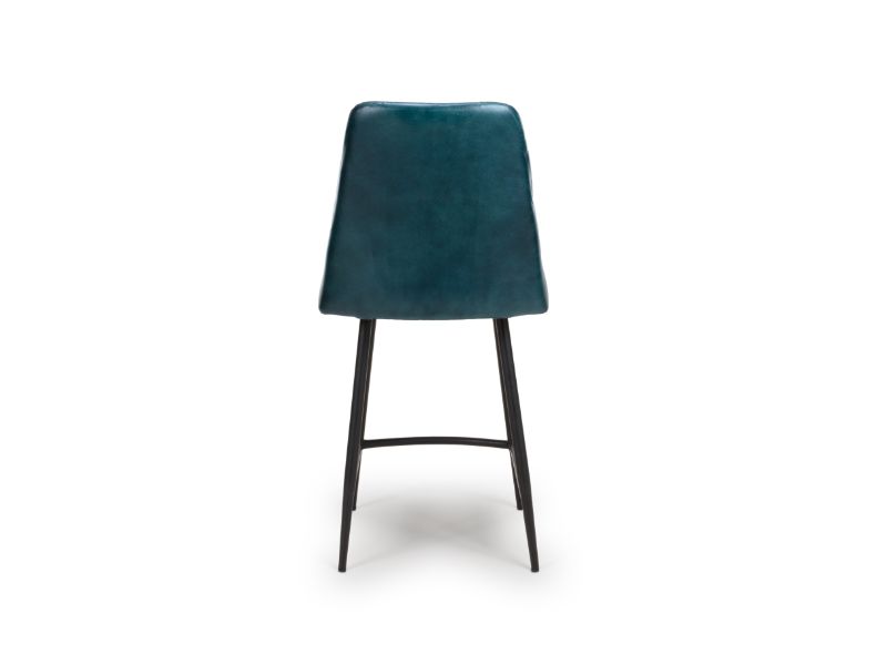Two Bradley Counter Chairs - Blue