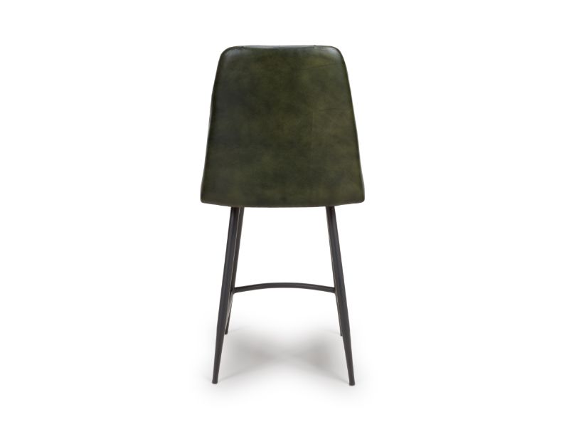 Two Bradley Counter Chairs - Green