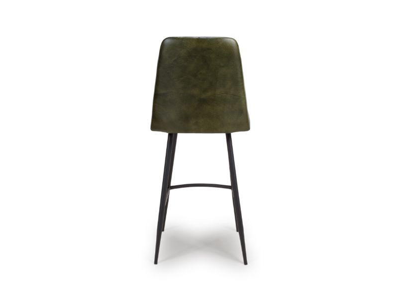 Two Bradley Bar Chairs - Green