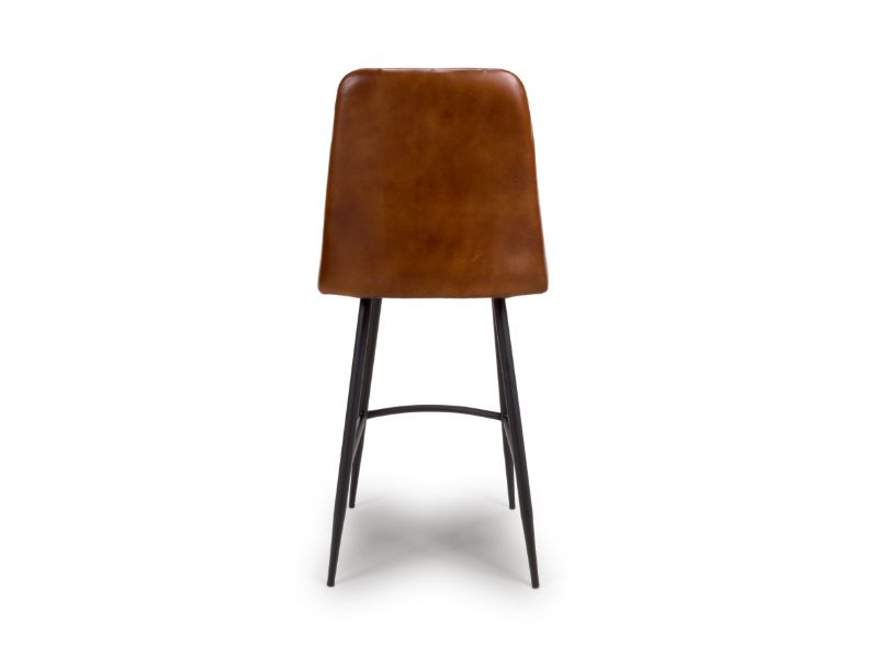 Two Bradley Bar Chairs - Tan