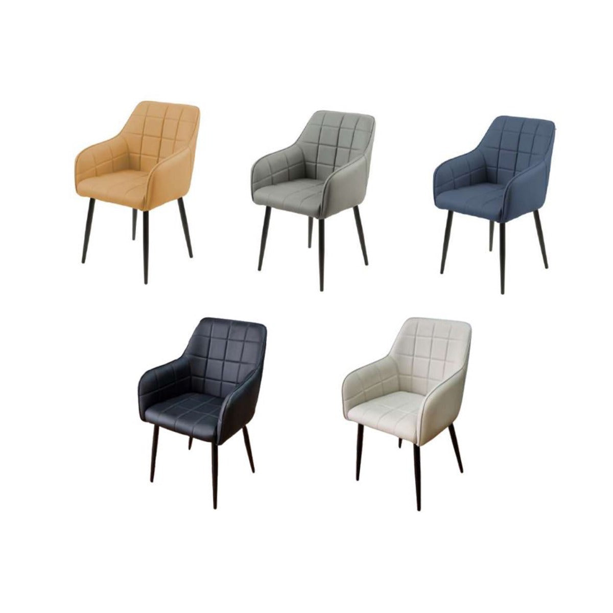 Branca Dining Chair Grey PU