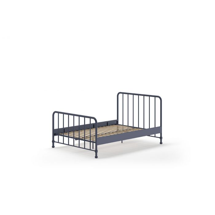 BRONXX BED 140 X 200 CM BLUE DENIM
