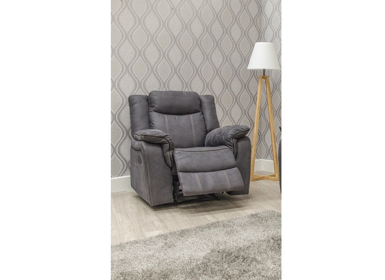 Brooklyn Reclining Fabric Armchairs