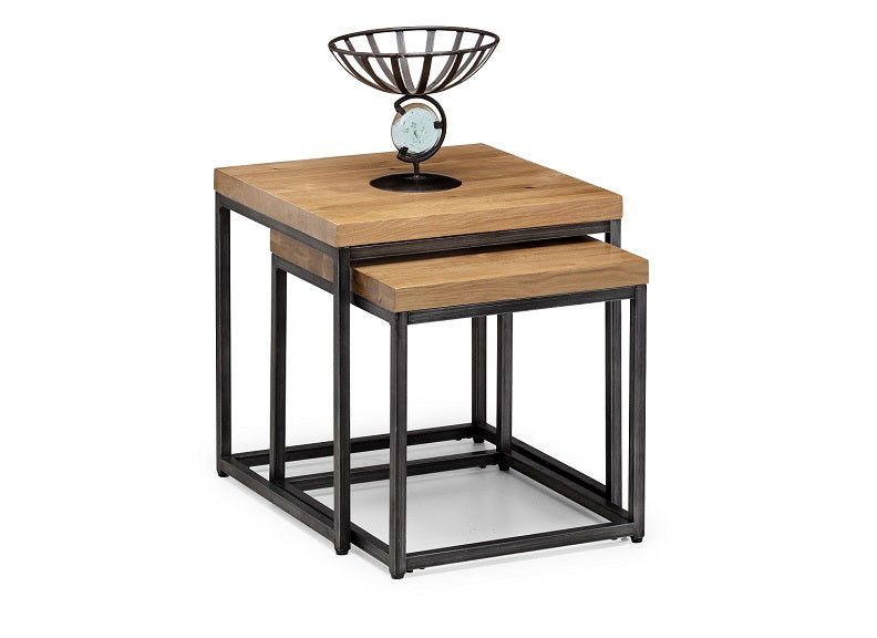 Brooklyn Oak Nesting Lamp Tables